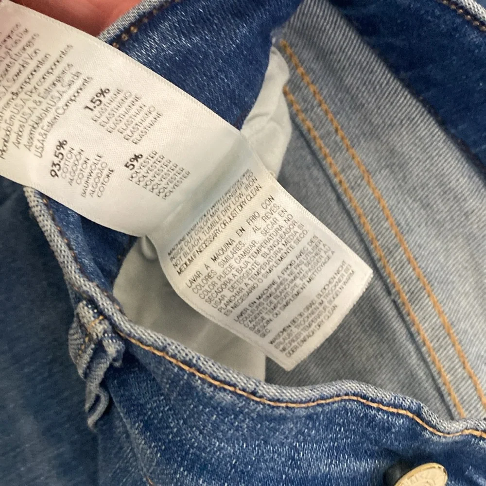 Mother Jeans The Maverick Understudy Birds of Paradise Hi Rise stacked cuffs/Hem - Picture 15 of 16